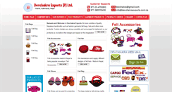 Desktop Screenshot of devchakraexports.com.np